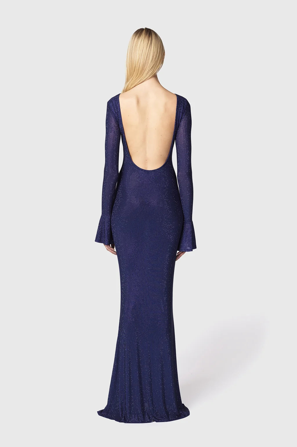 Abito Strass Con Schiena Nuda