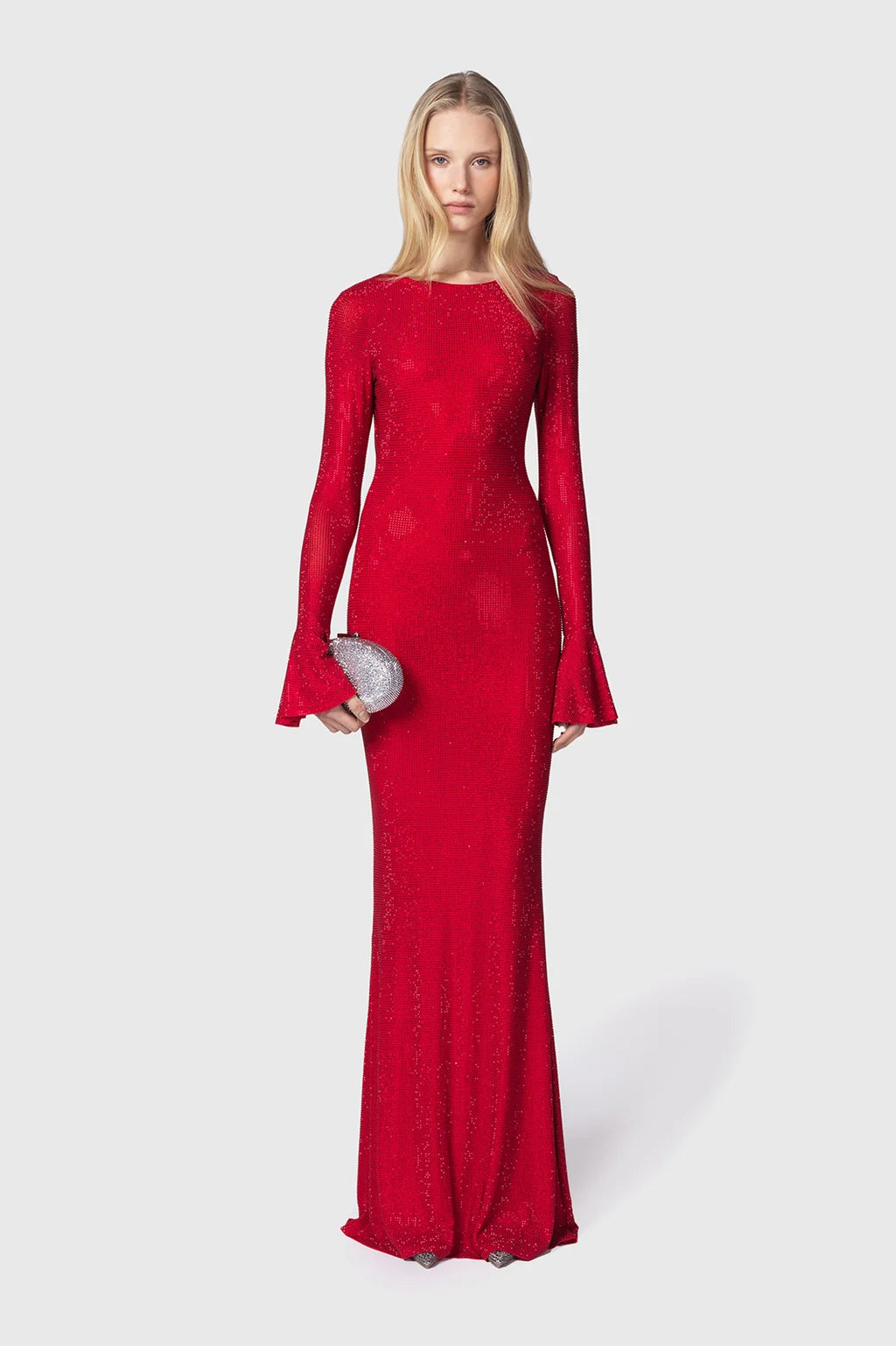 Abito Strass Con Schiena Nuda