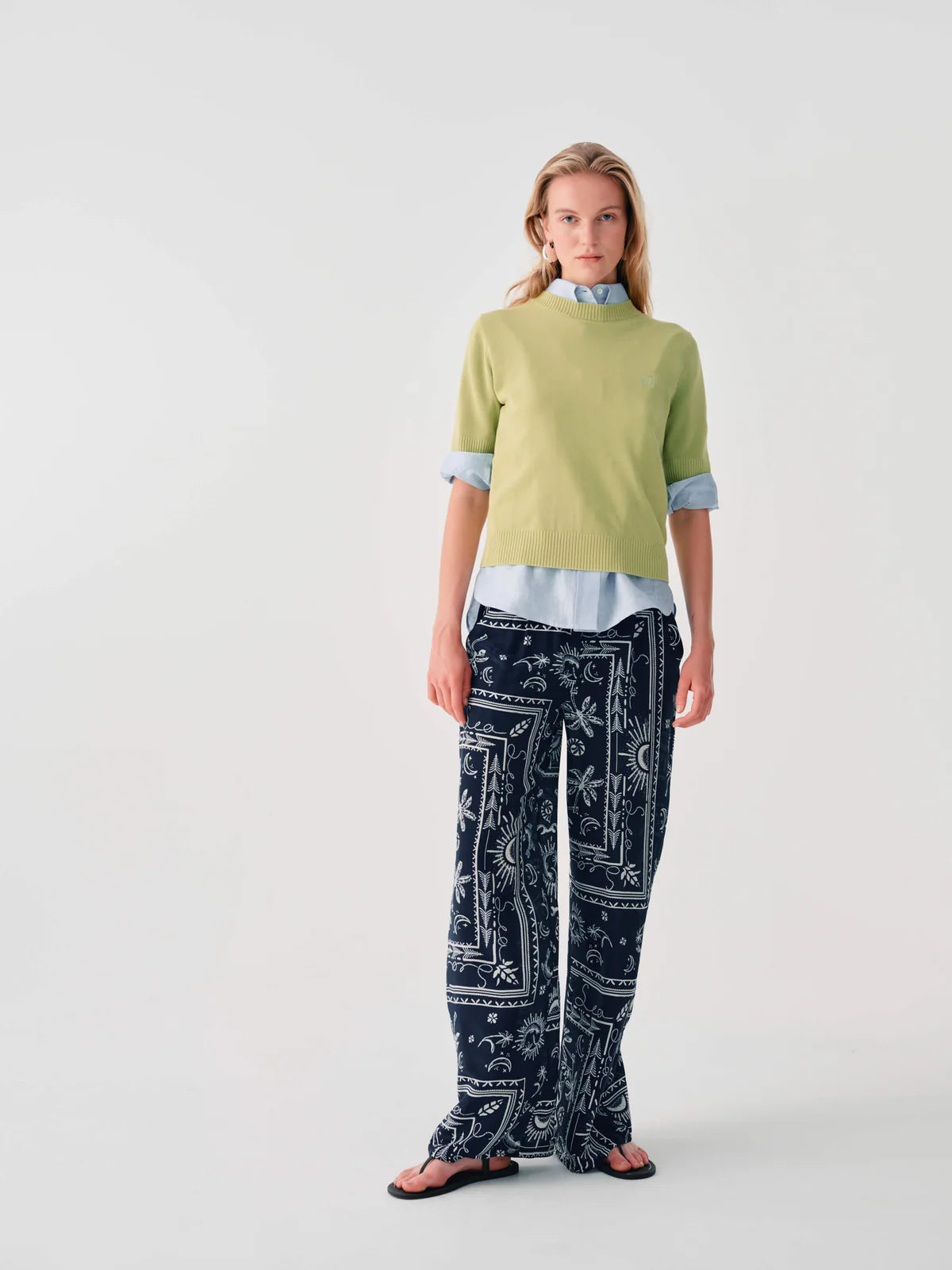 Pantaloni Palazzo Fantasia