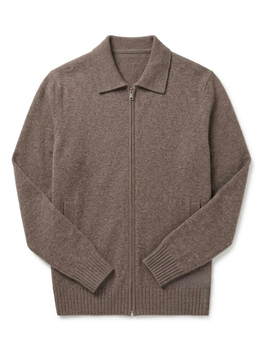 Giubbotto in Maglia in Felted Cashmere