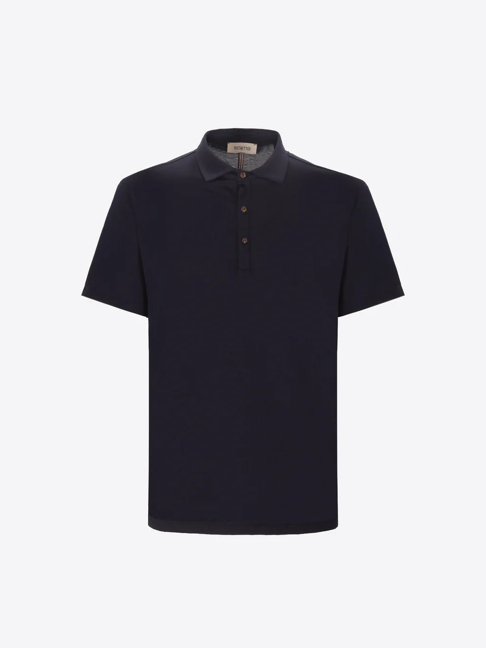 Polo Manica Corta in Tessuto Cotone/Modal