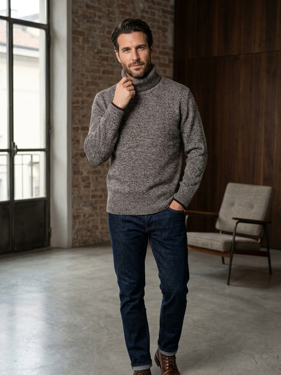 Dolcevita Mouliné in Cashmere e Lana
