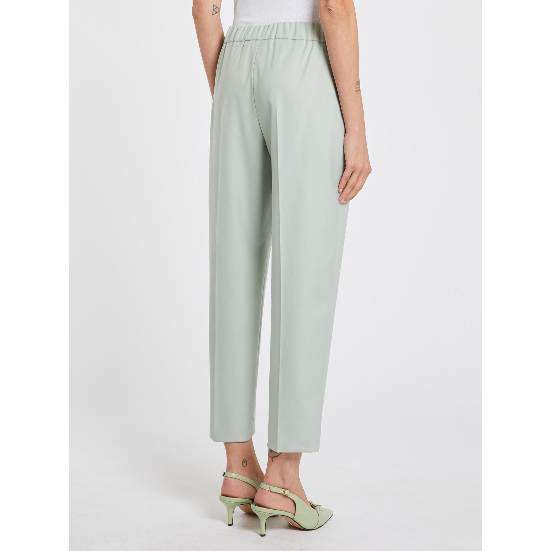 Pantaloni in Tessuto Stretch