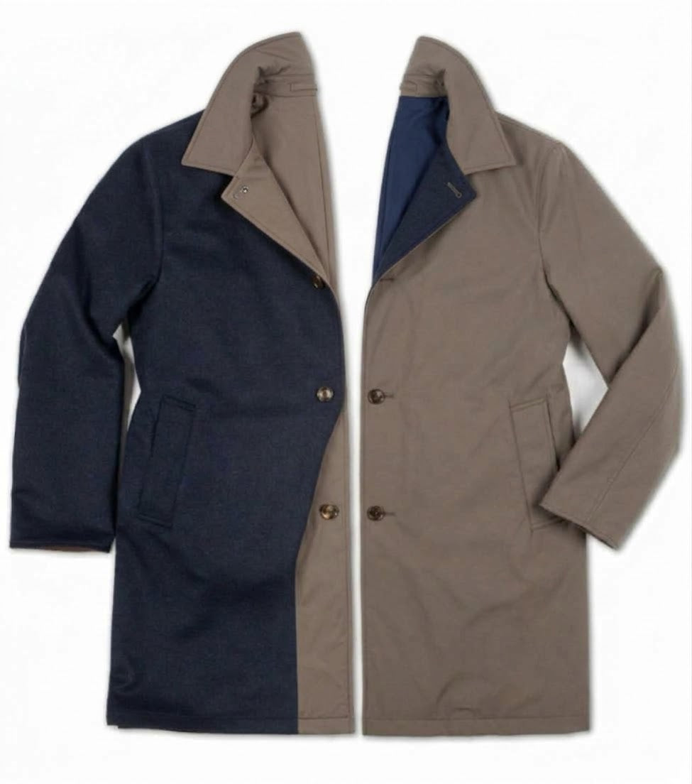 Cappotto in Cashmere Reversibile