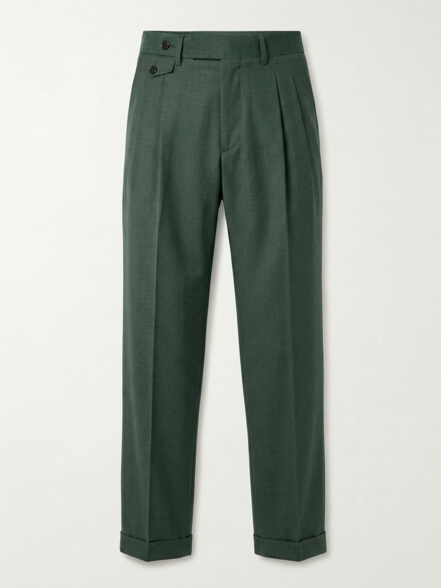 Pantalone Doppia Pinces con Bustino Flanella