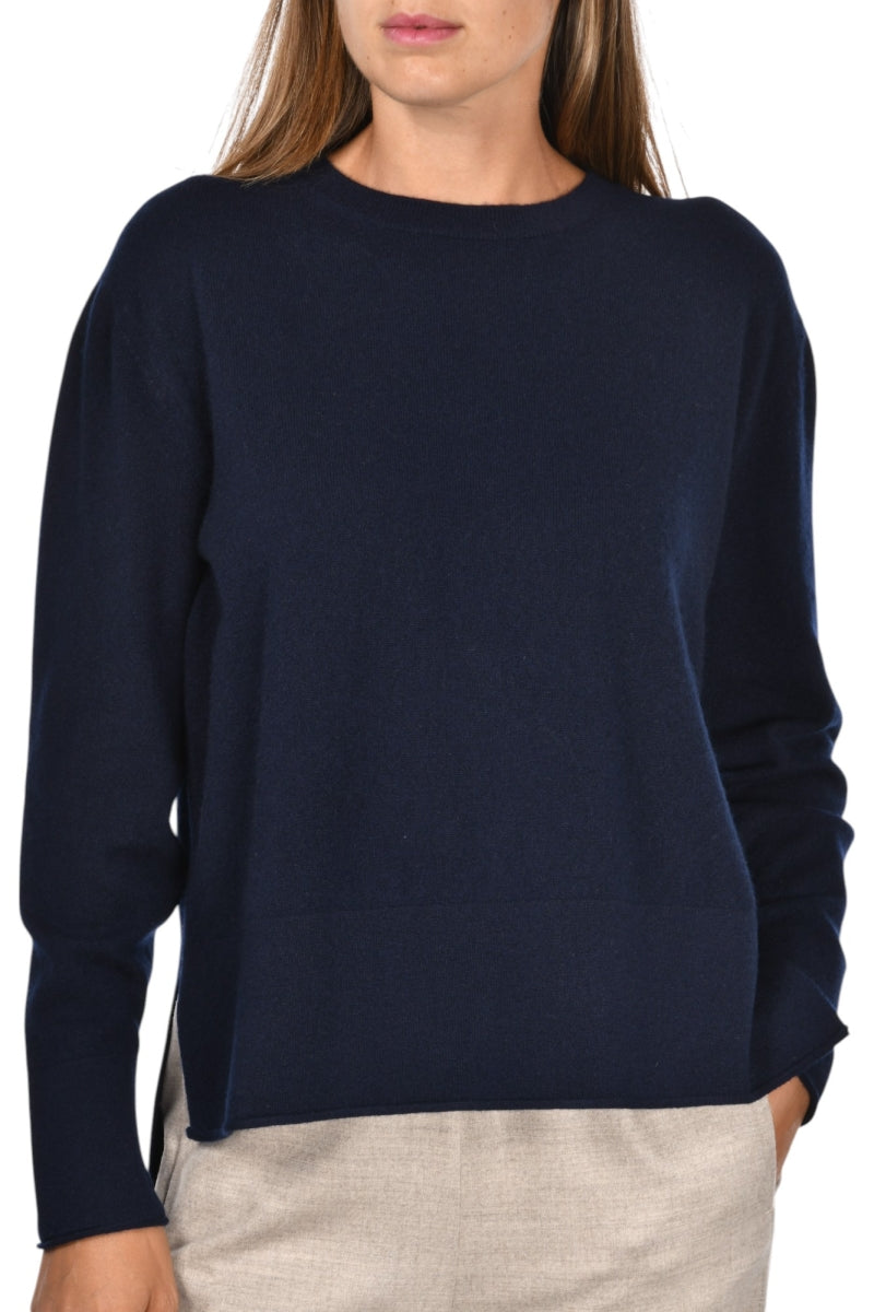 Girocollo In Cashmere Relaxed Gran Sasso