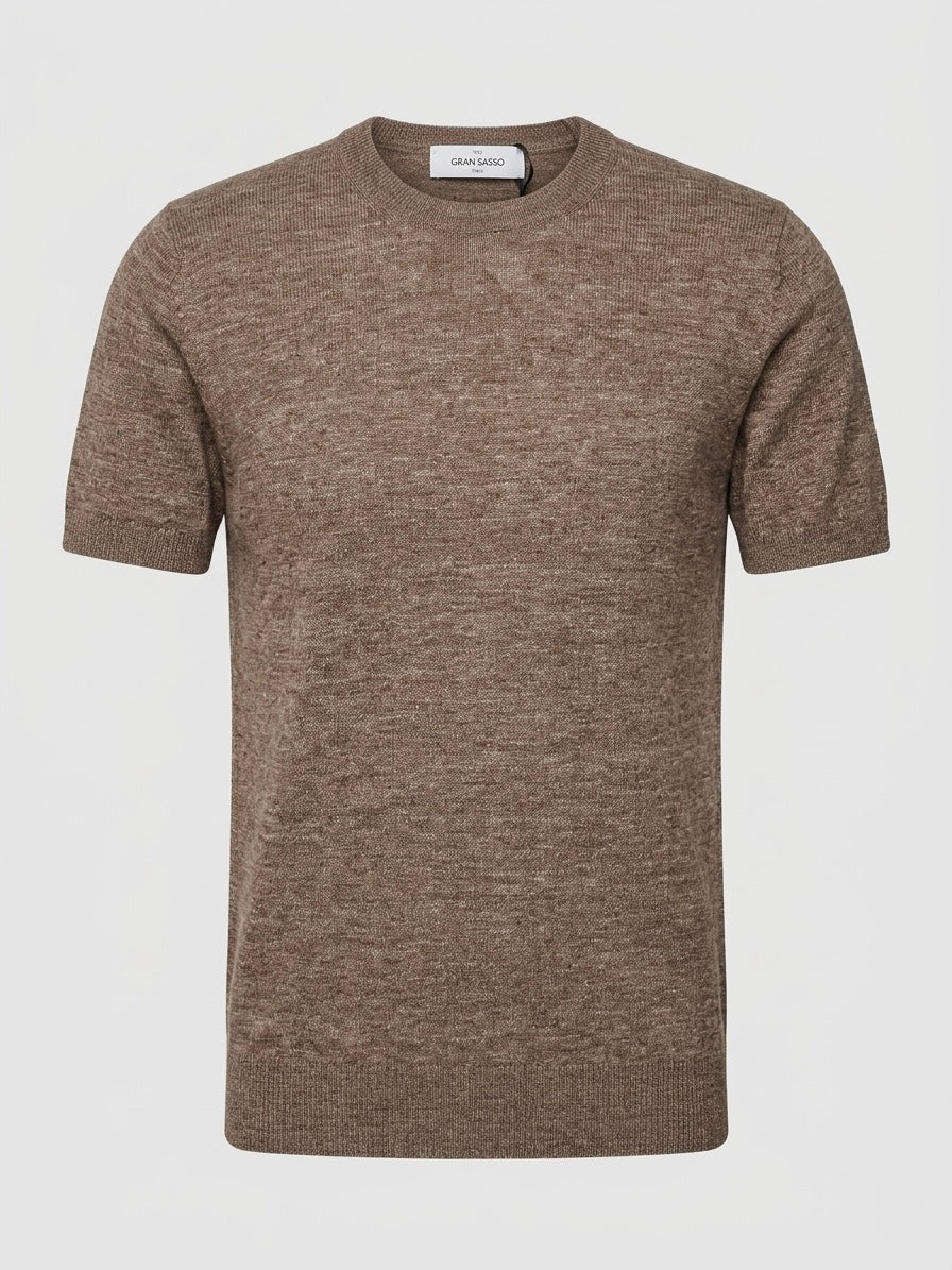 T-shirt In Puro Lino