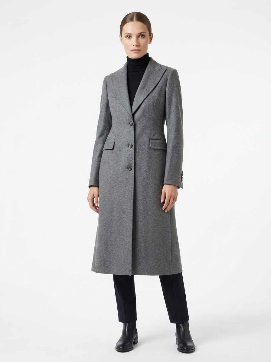 Cappotto Monopetto in Cashmere