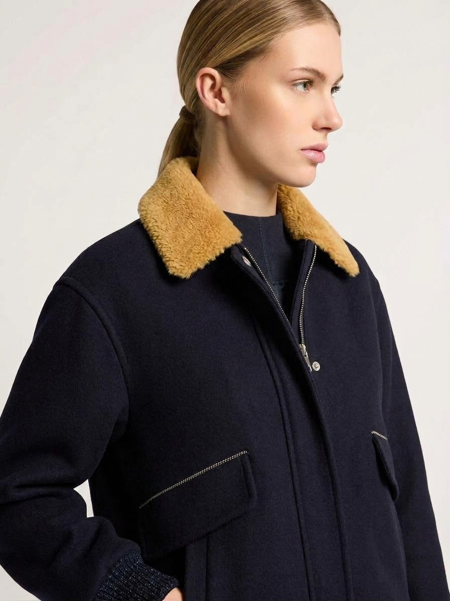 Giacca in Lana Misto Cashmere