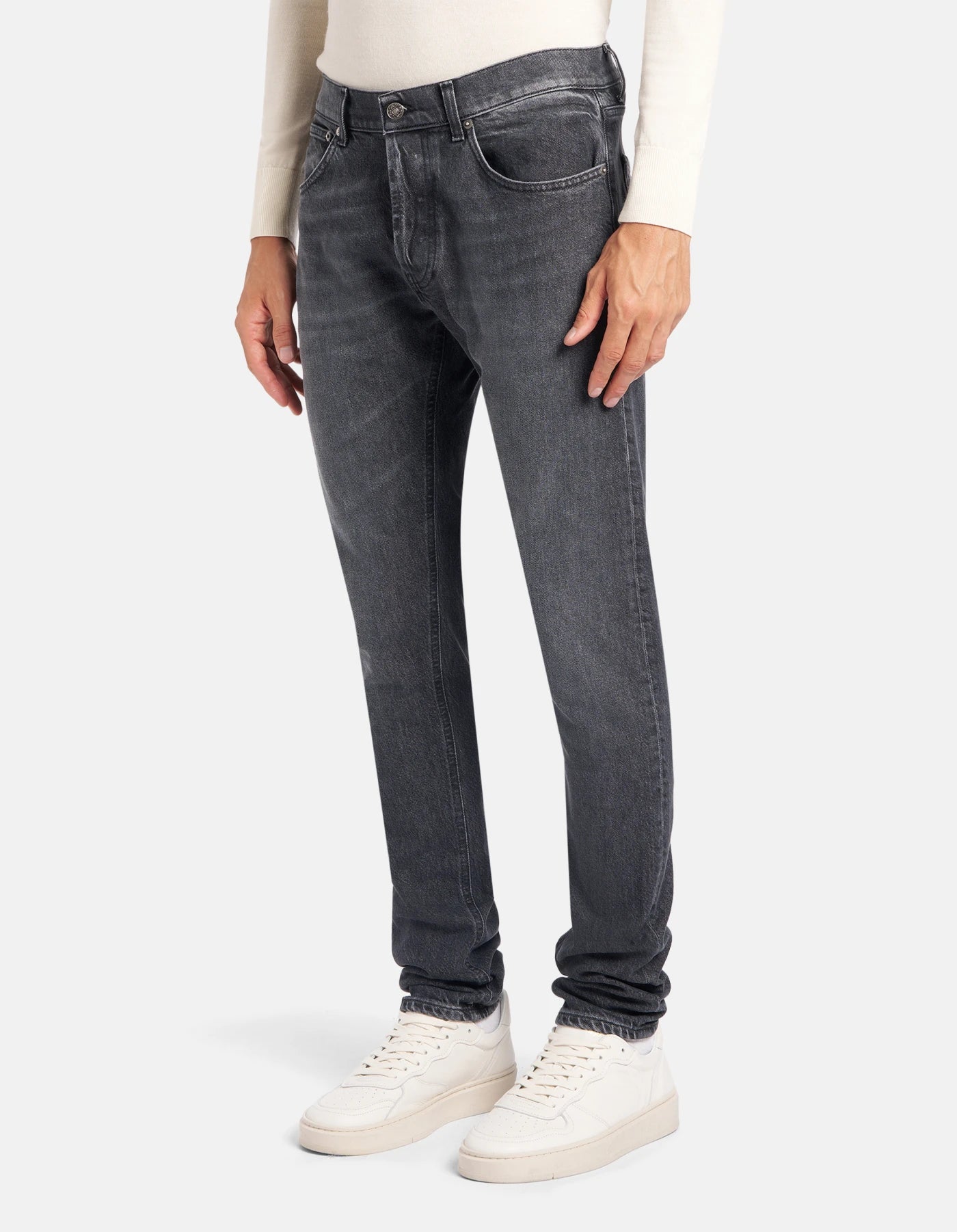 Jeans Dian 34 Inches Carrot In Denim Stretch