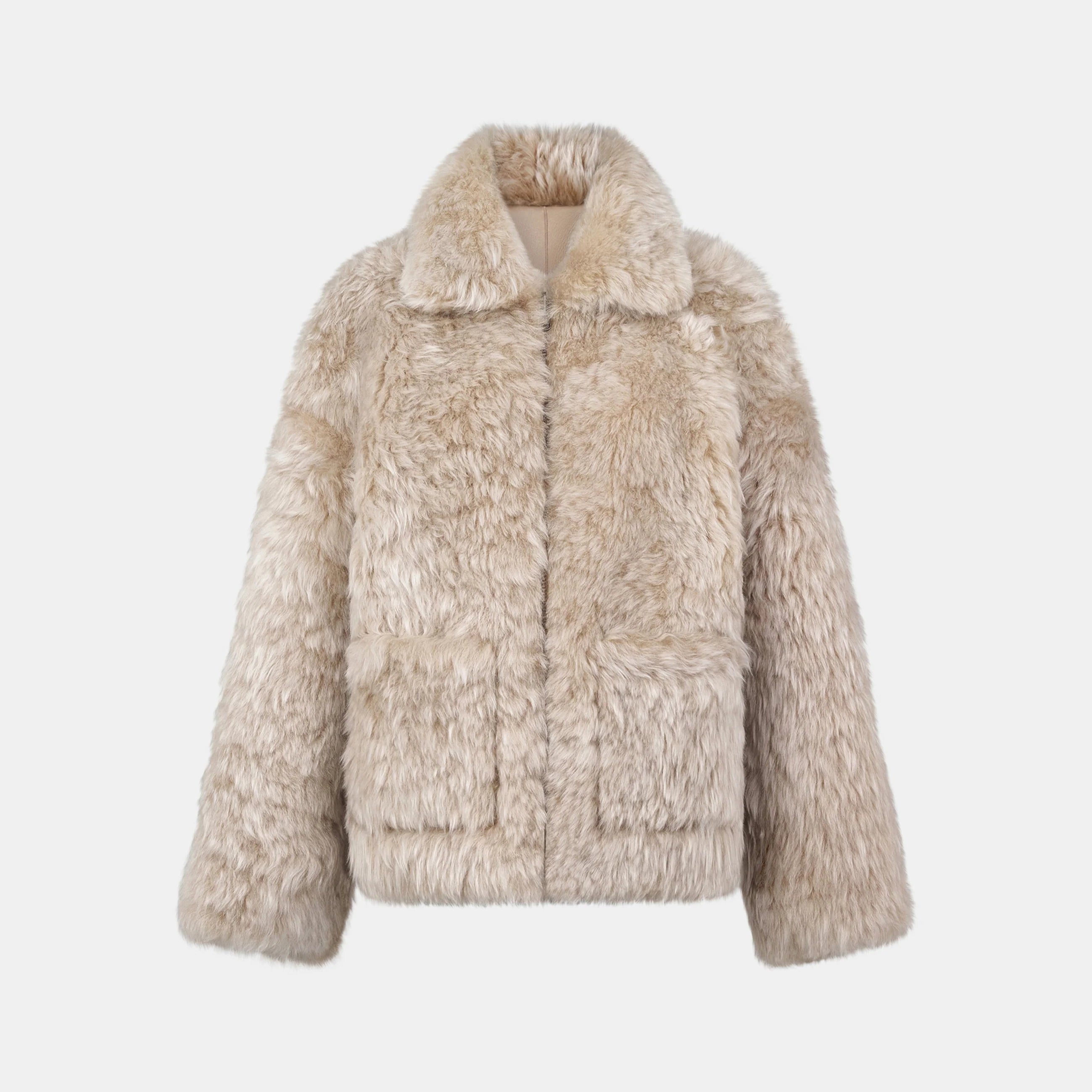 Montone Reversibile In Pelle