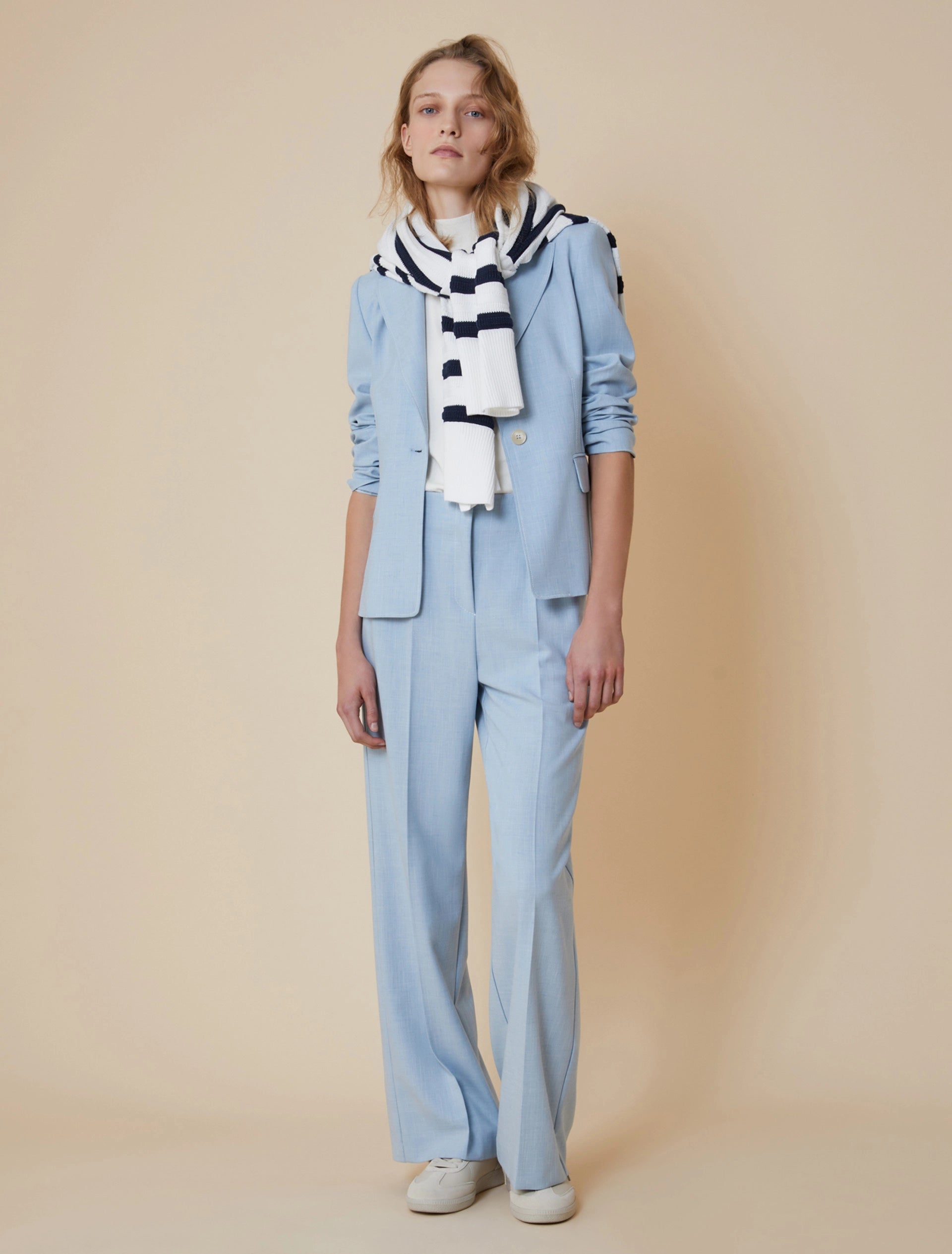 Blazer Slim In Tela Chiné