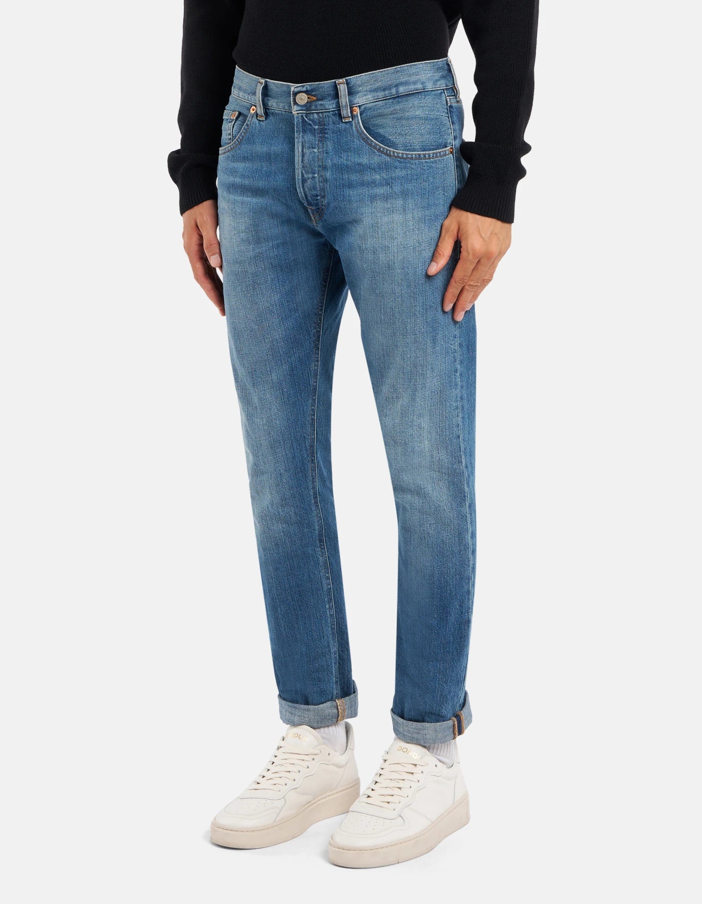 Jeans Icon Regular In Denim Fisso