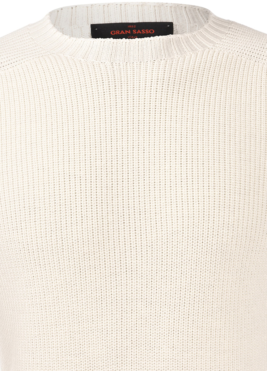 Girocollo Rain Wool A Coste