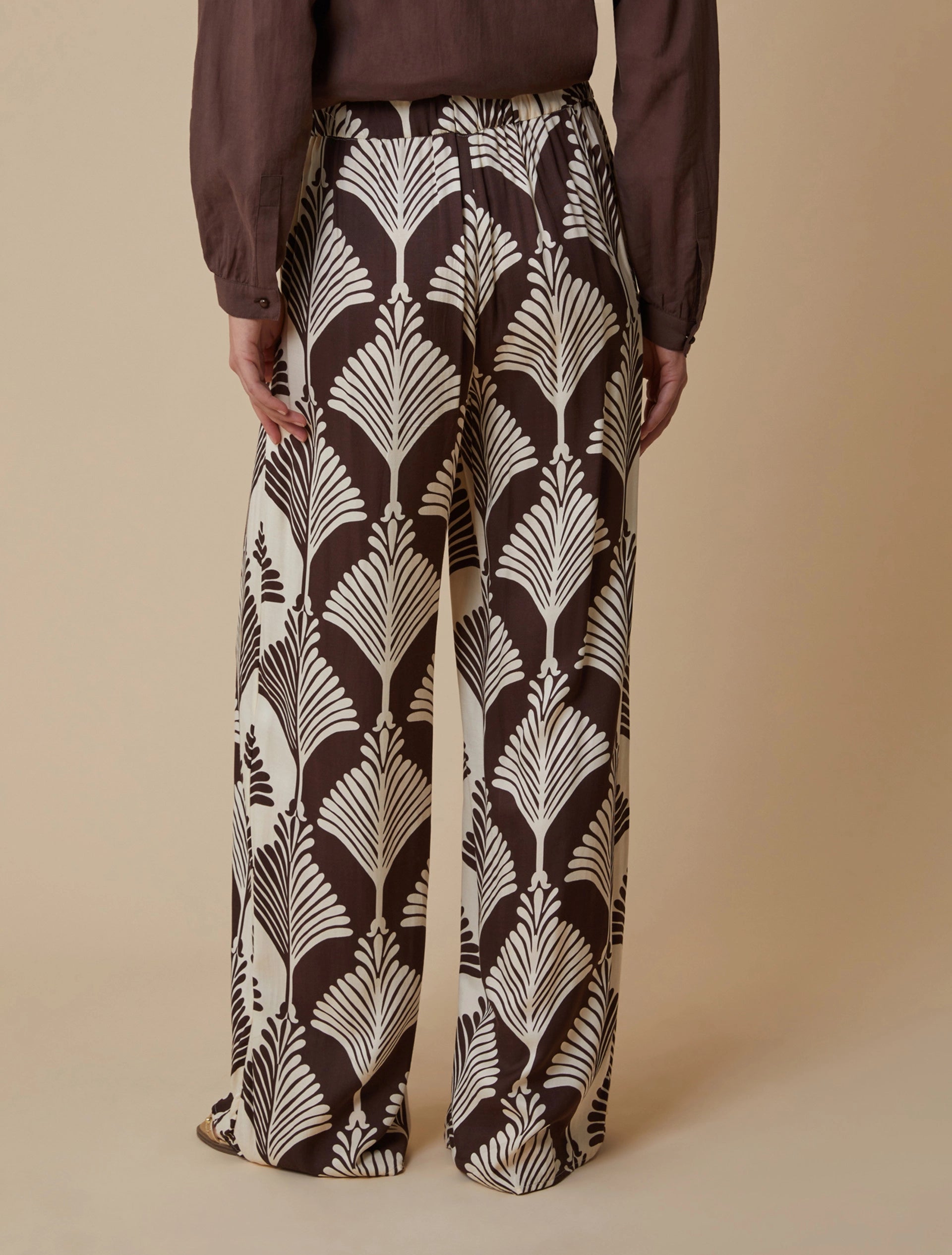 Pantaloni In Twill A Fantasia