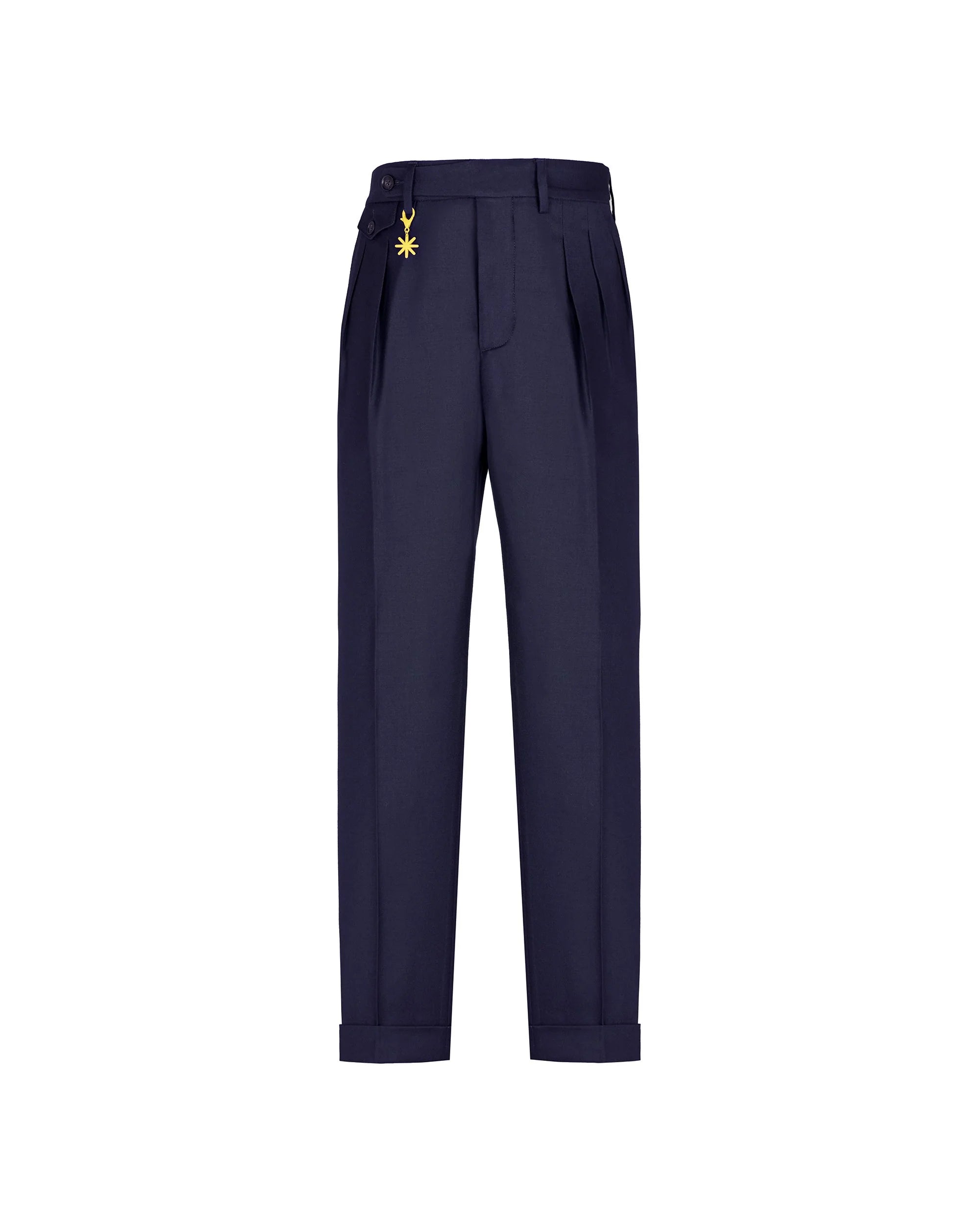 Pantalone Doppia Pinces Con Bustino