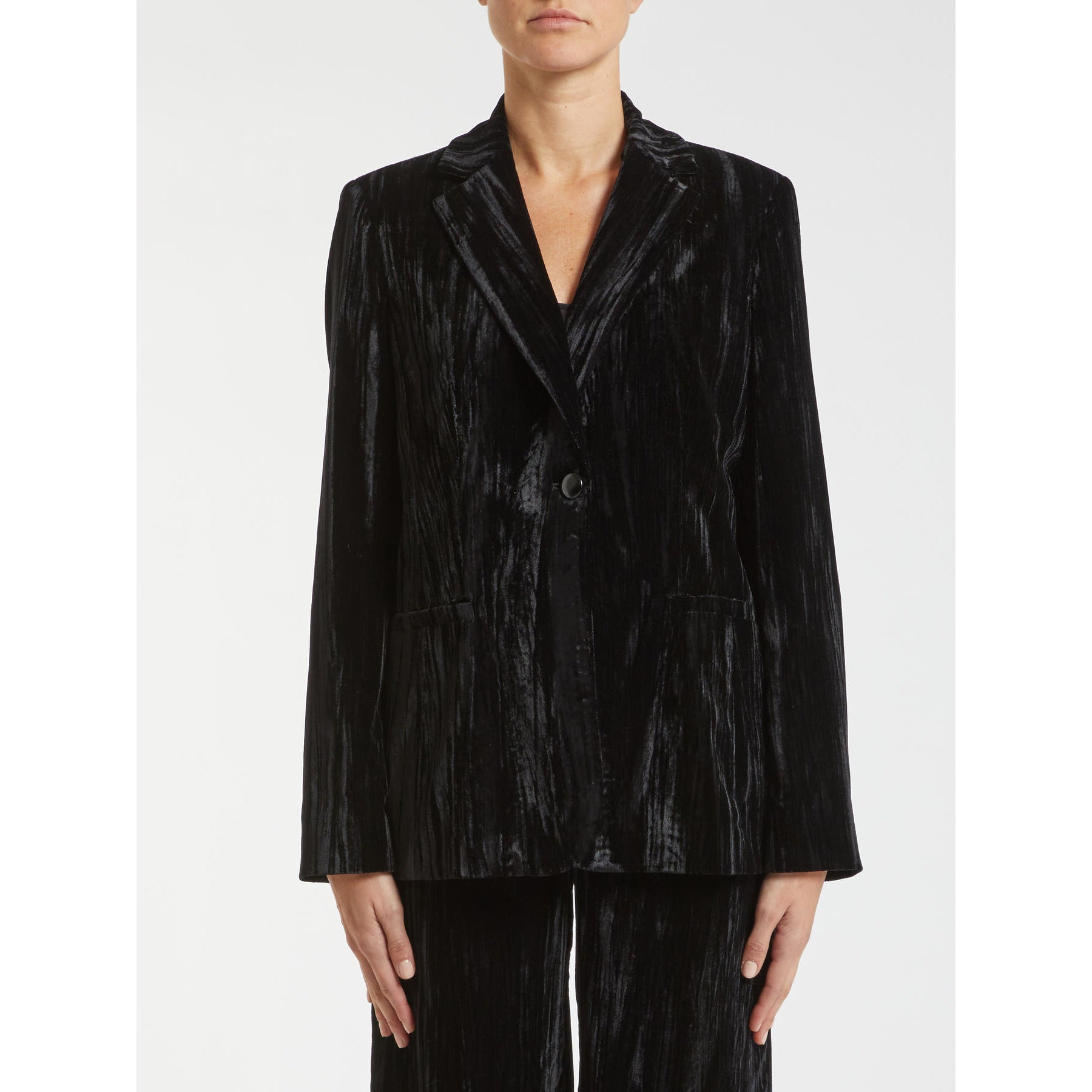 Blazer in Velluto Stretch