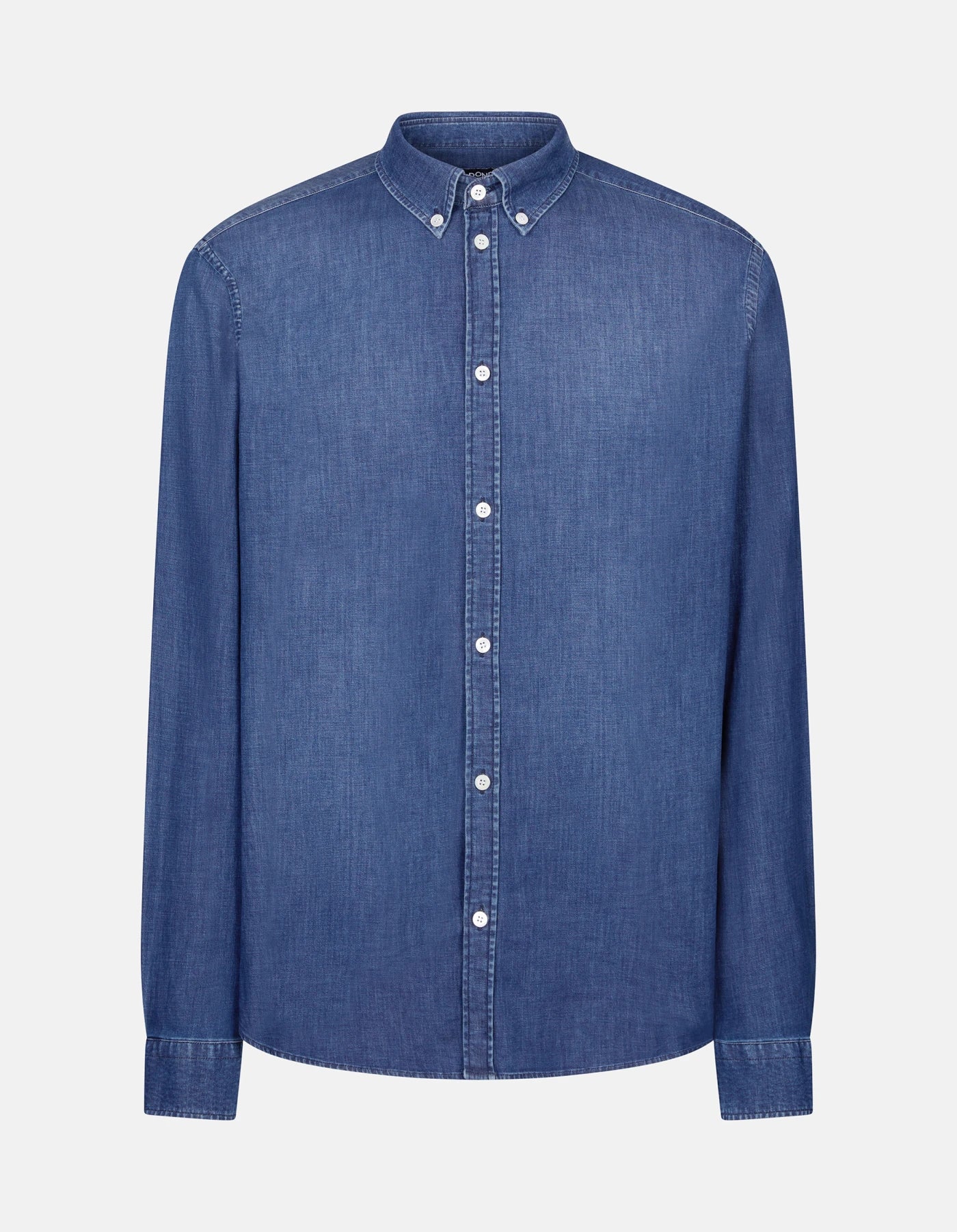 Camicia Slim In Denim Stretch