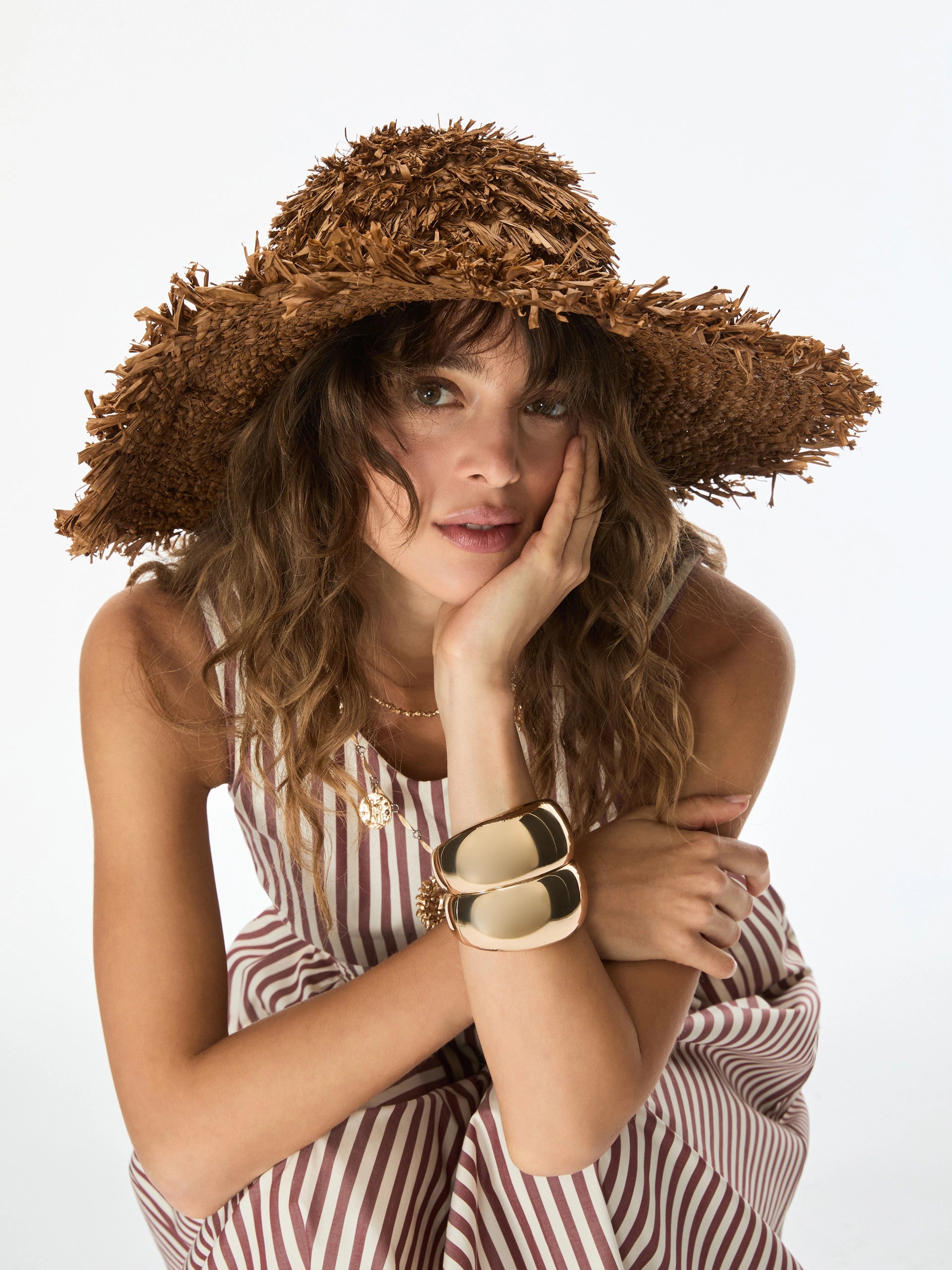 Cappello Fatto a Mano in Rafia
