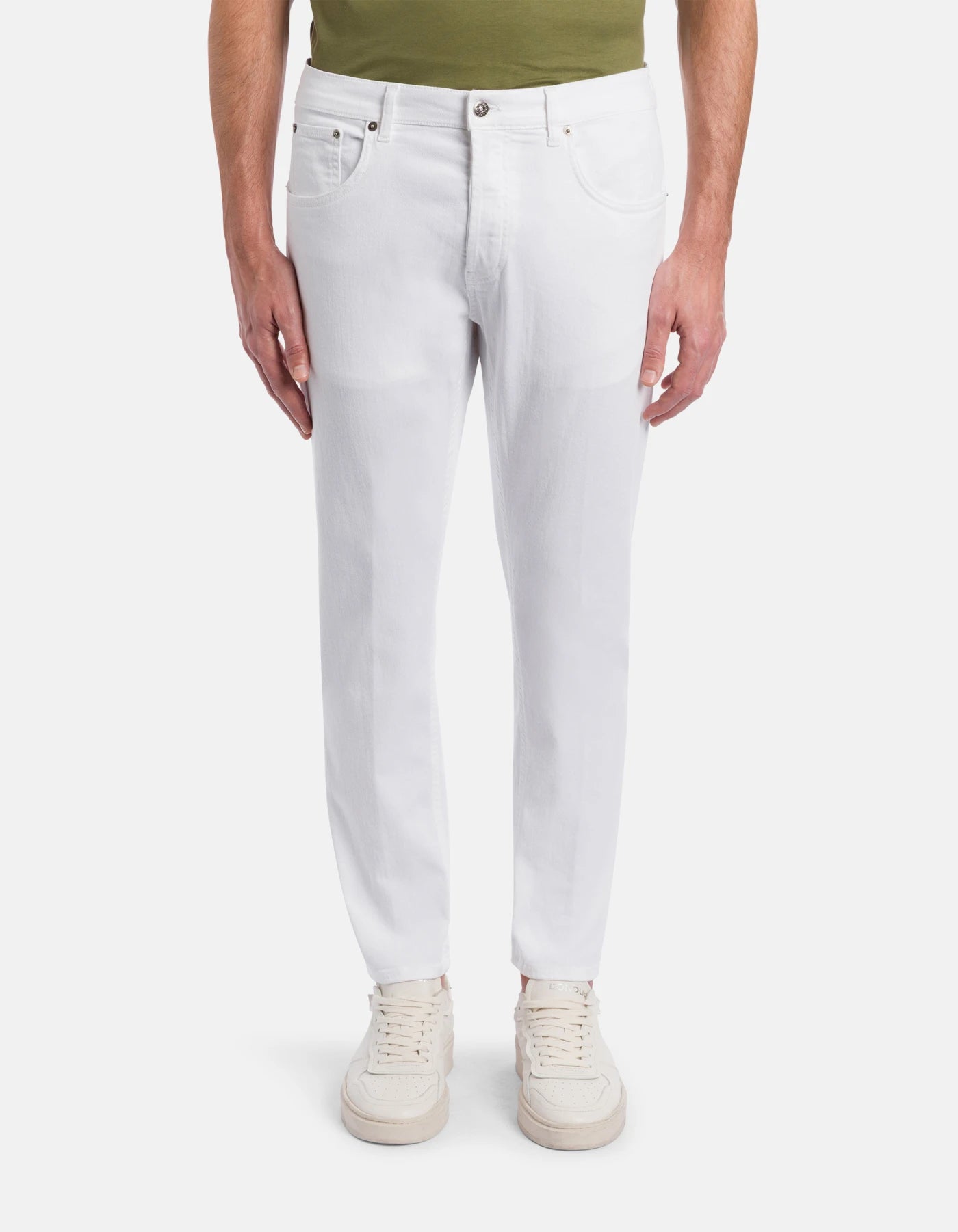 Jeans Dian Carrot Fit in bull Stretch  Fondo 17,5 cm/6,9 in DON DUP