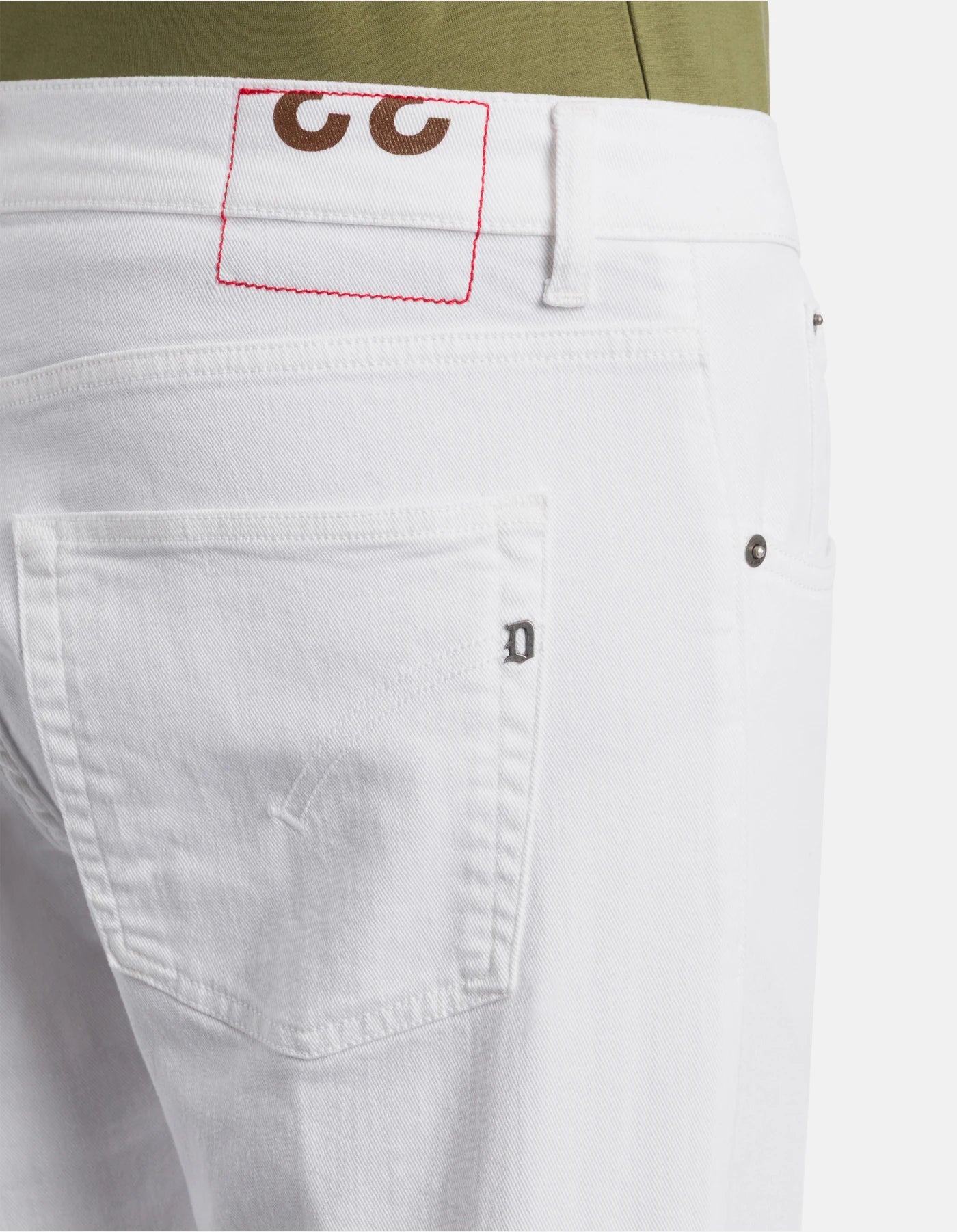 Jeans Dian Carrot Fit in bull Stretch  Fondo 17,5 cm/6,9 in DON DUP
