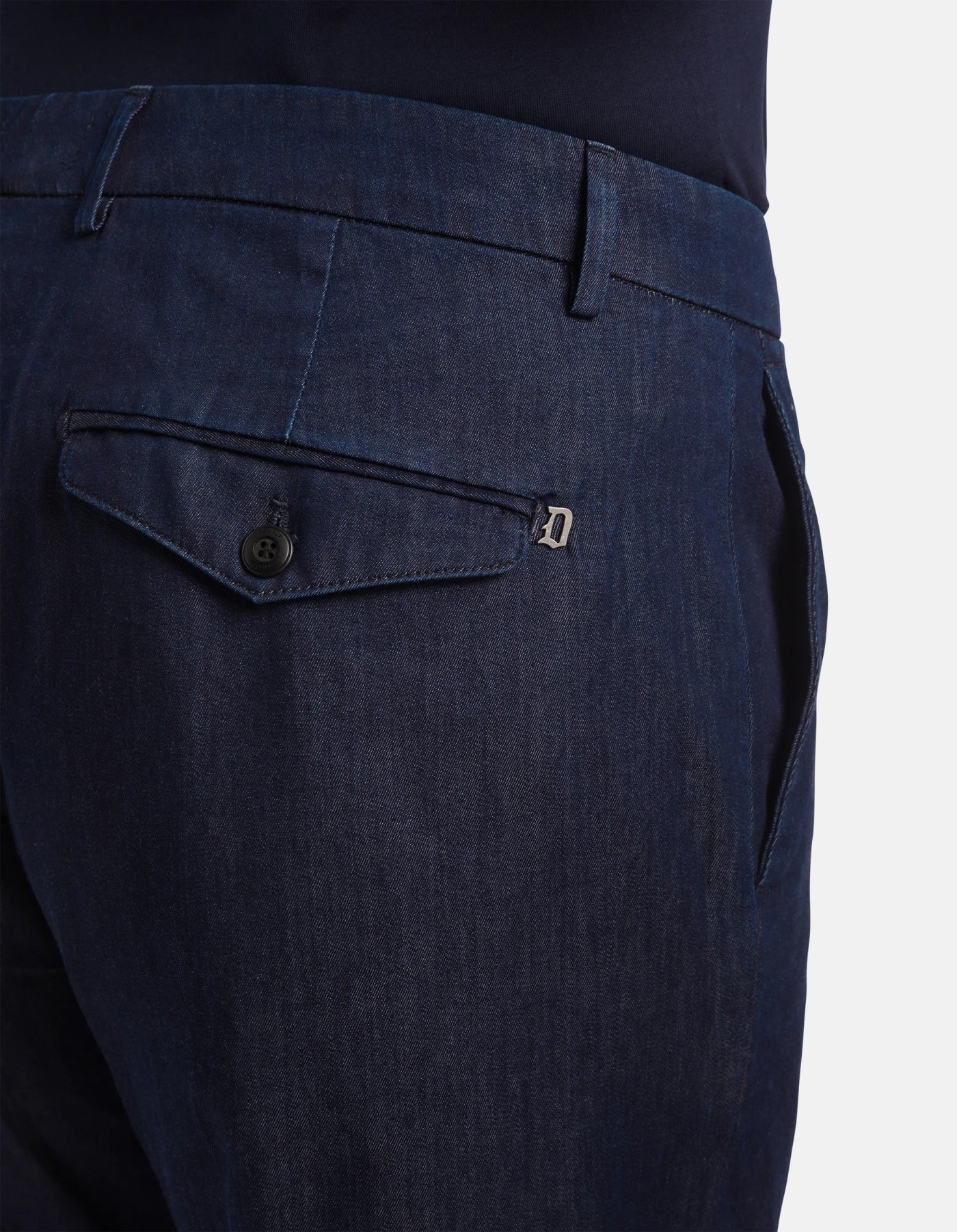 Pantaloni DON DUP Joe Carrot in Denim Fisso conFondo 17,5 cm