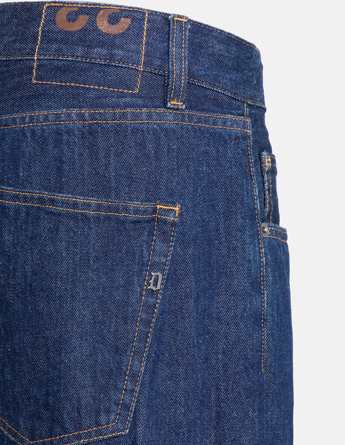 Jeans Icon Regular in Denim Fisso Fondo 18,5 cm