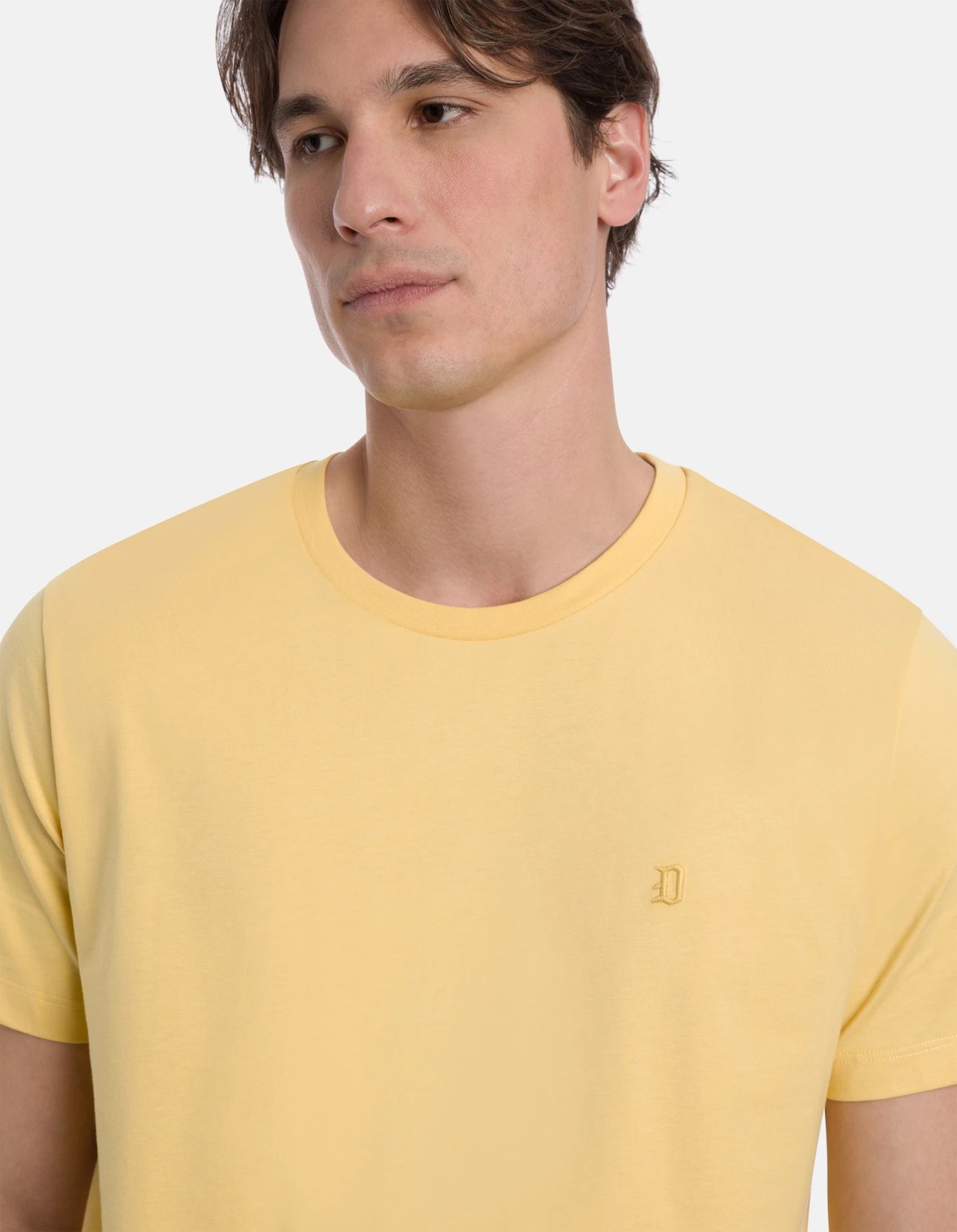 T-shirt Girocollo Regular in Jersey DON DUP