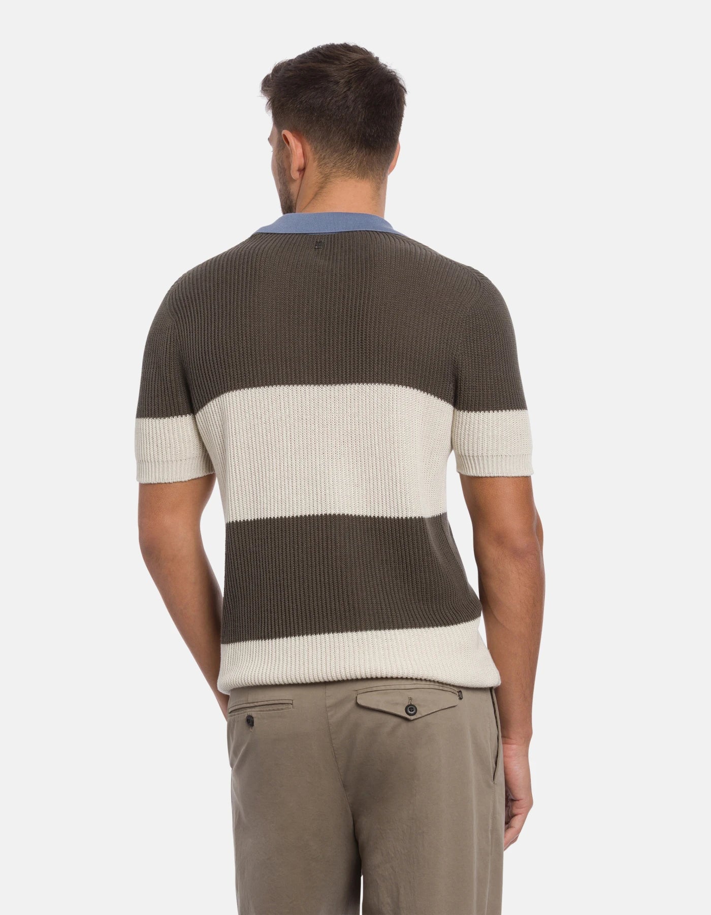 Polo Regular in Costa Inglese Rigata