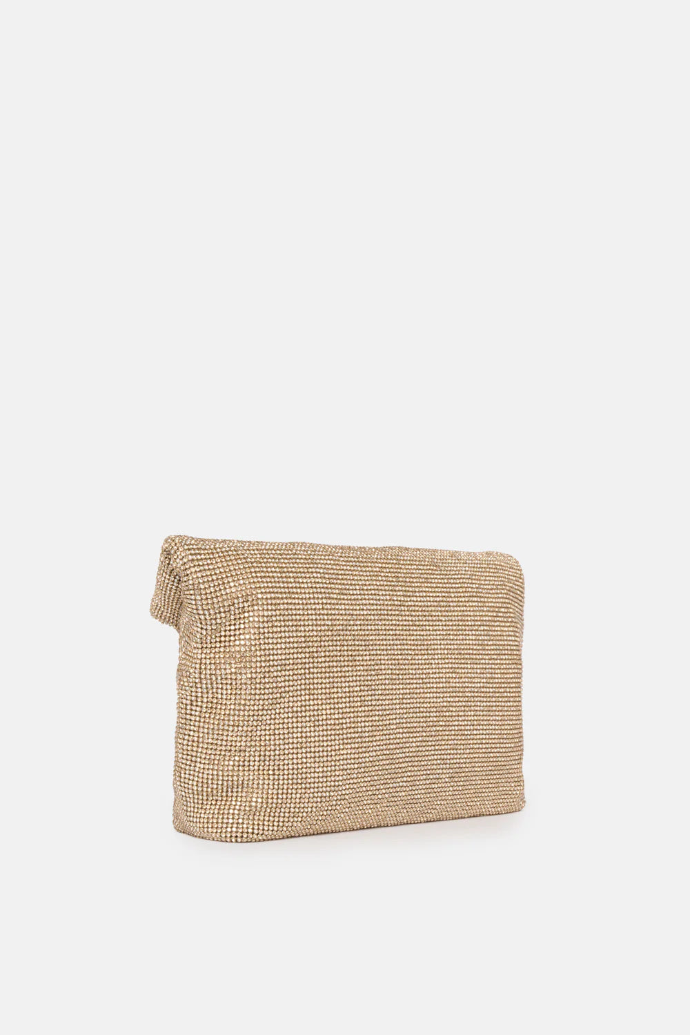 Borsa-Clutch Strass Con Chiusura Calamitata