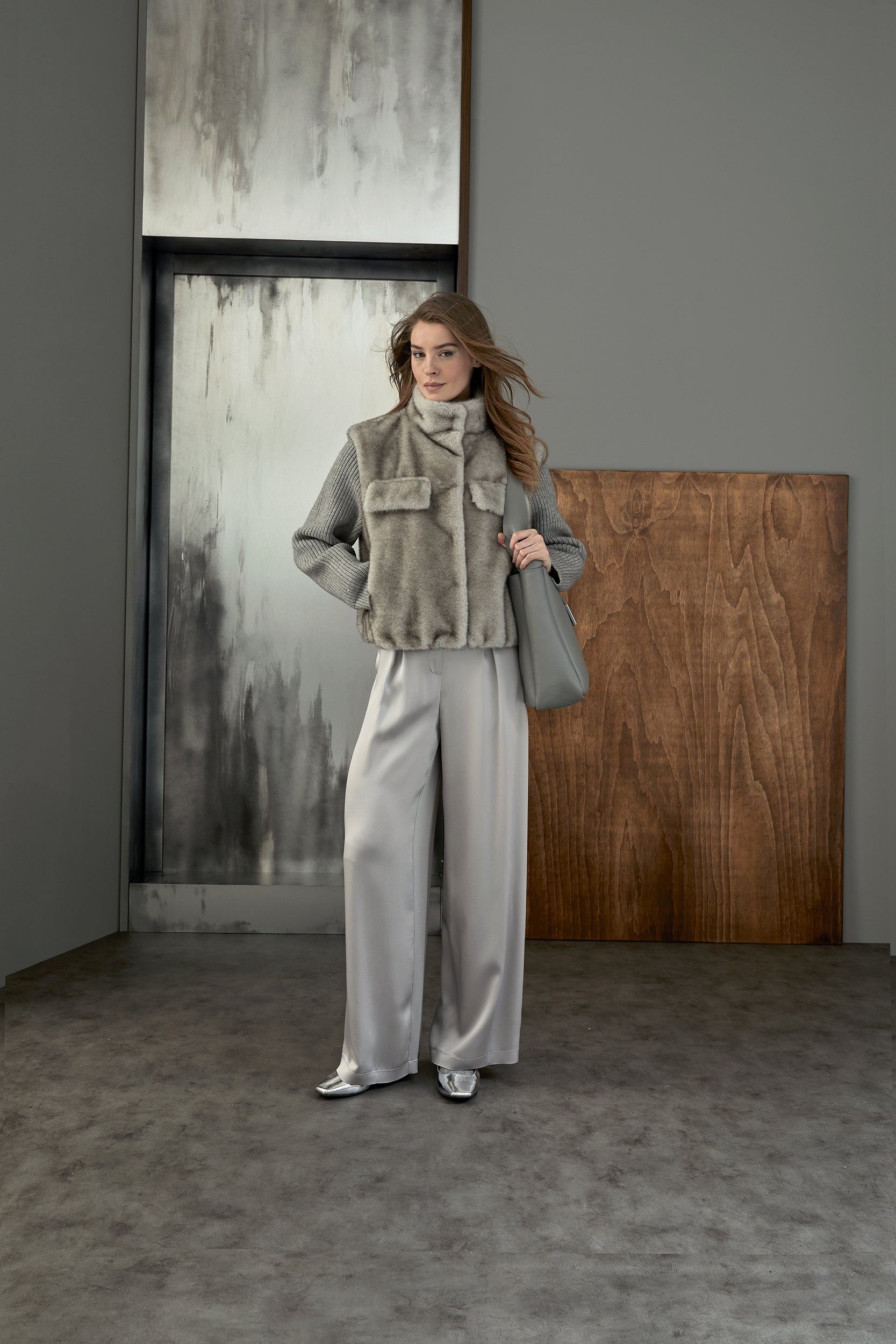 Bomber In Eco-Pelliccia