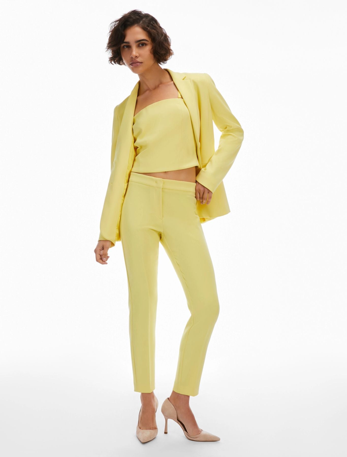 Top sartoriale in cady