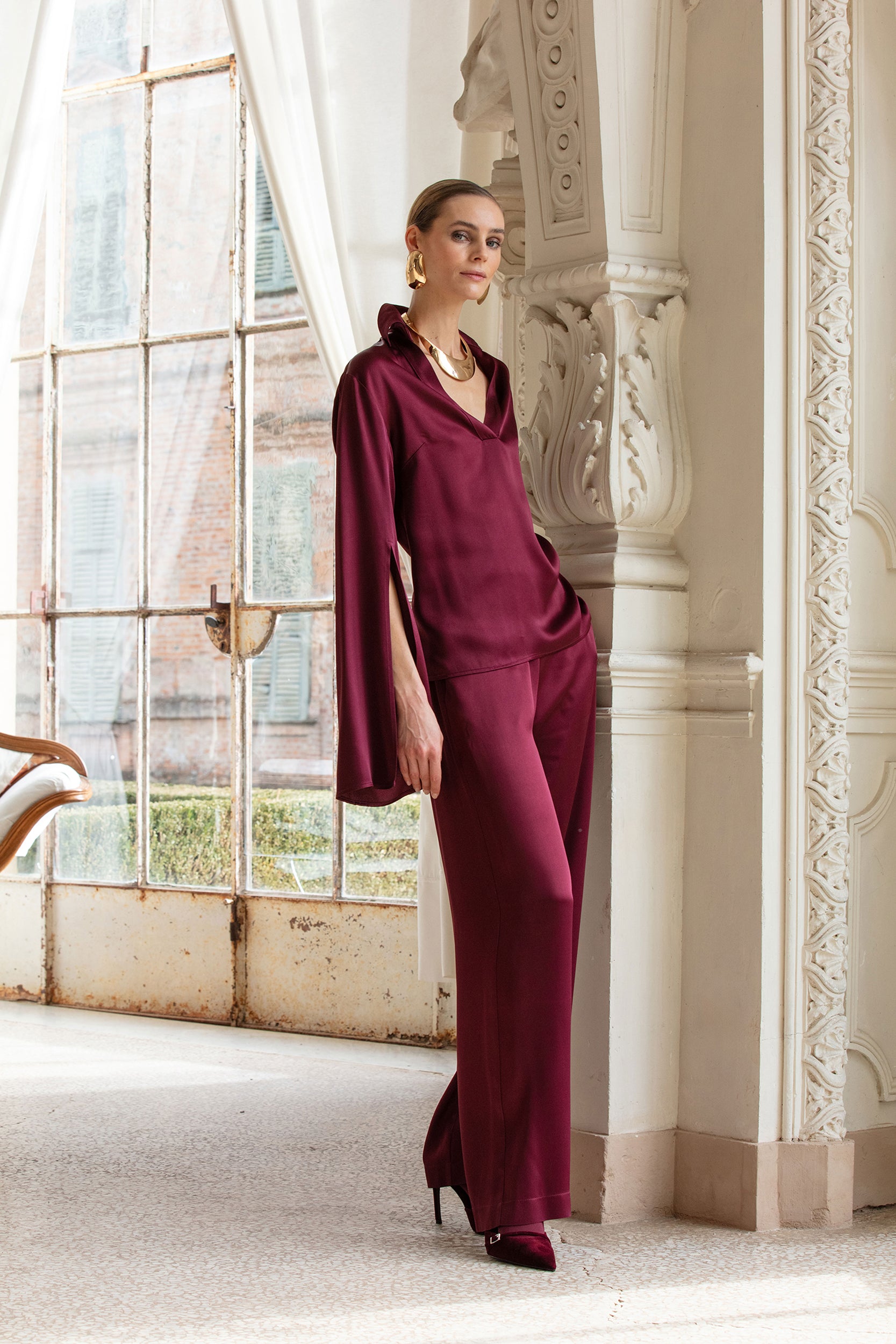 Blusa In Satin