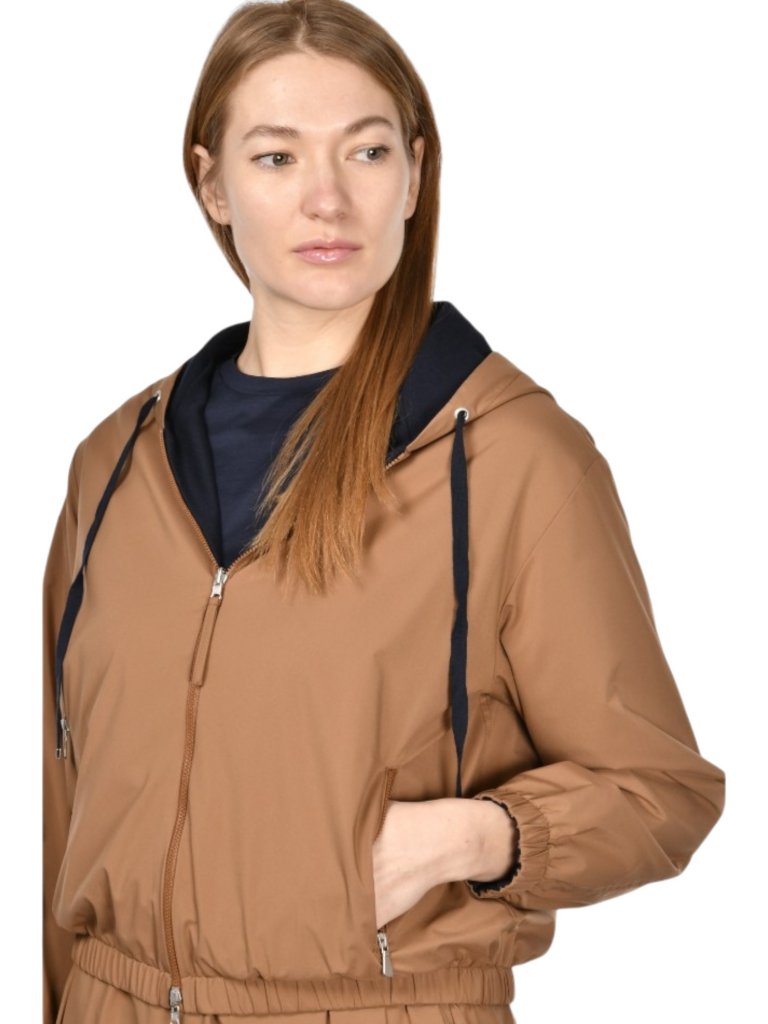 Giubbino Corto Reversibile Cotone e Nylon