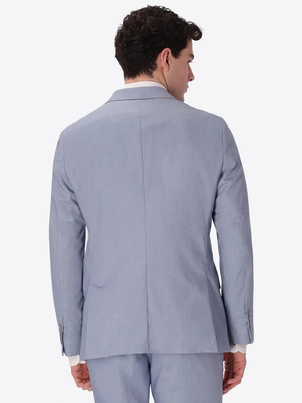 Abito Semi Sartoriale in Tessuto Super Comfort Effetto Fresco di Lana