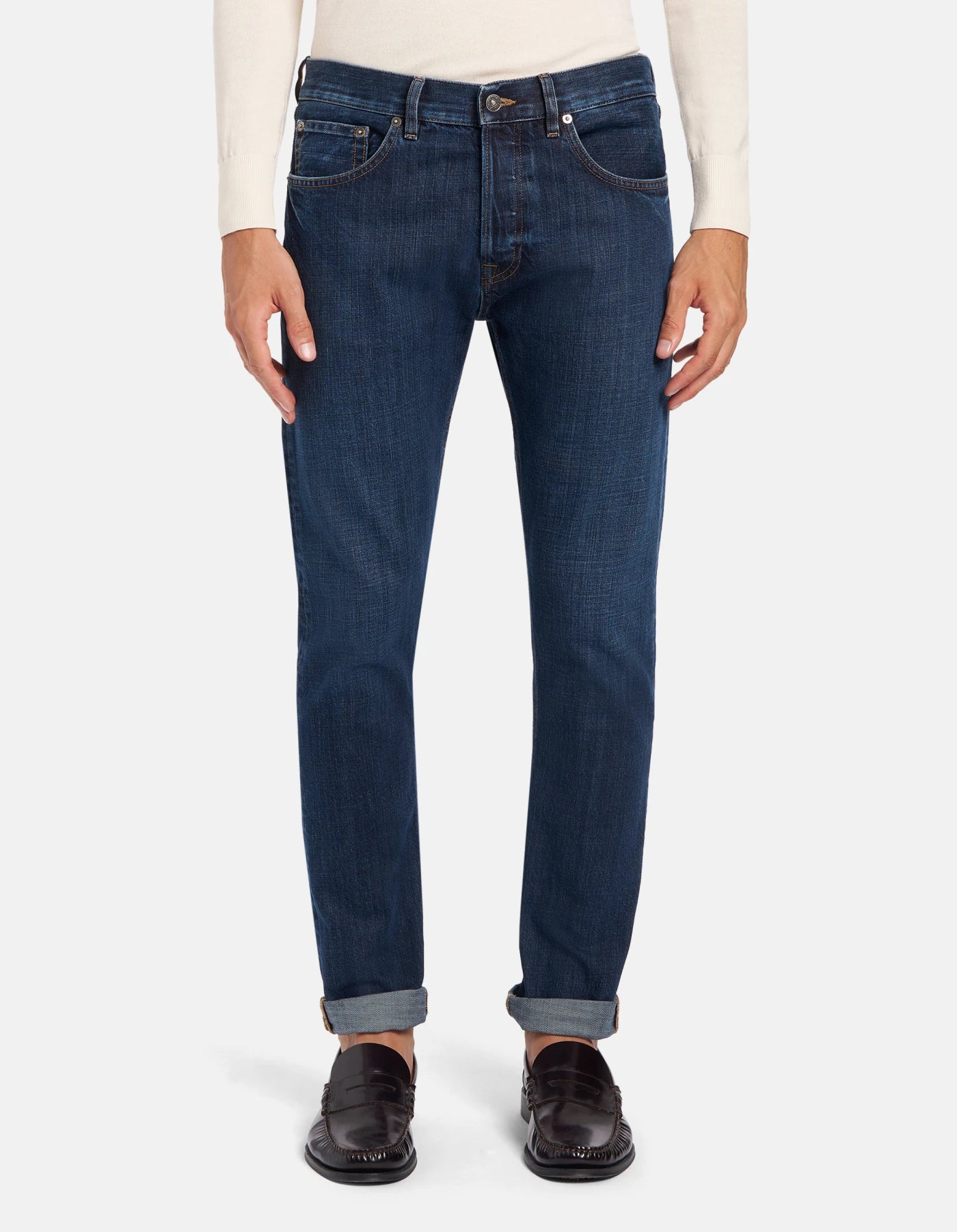 Jeans Dian Carrot In Denim Fisso