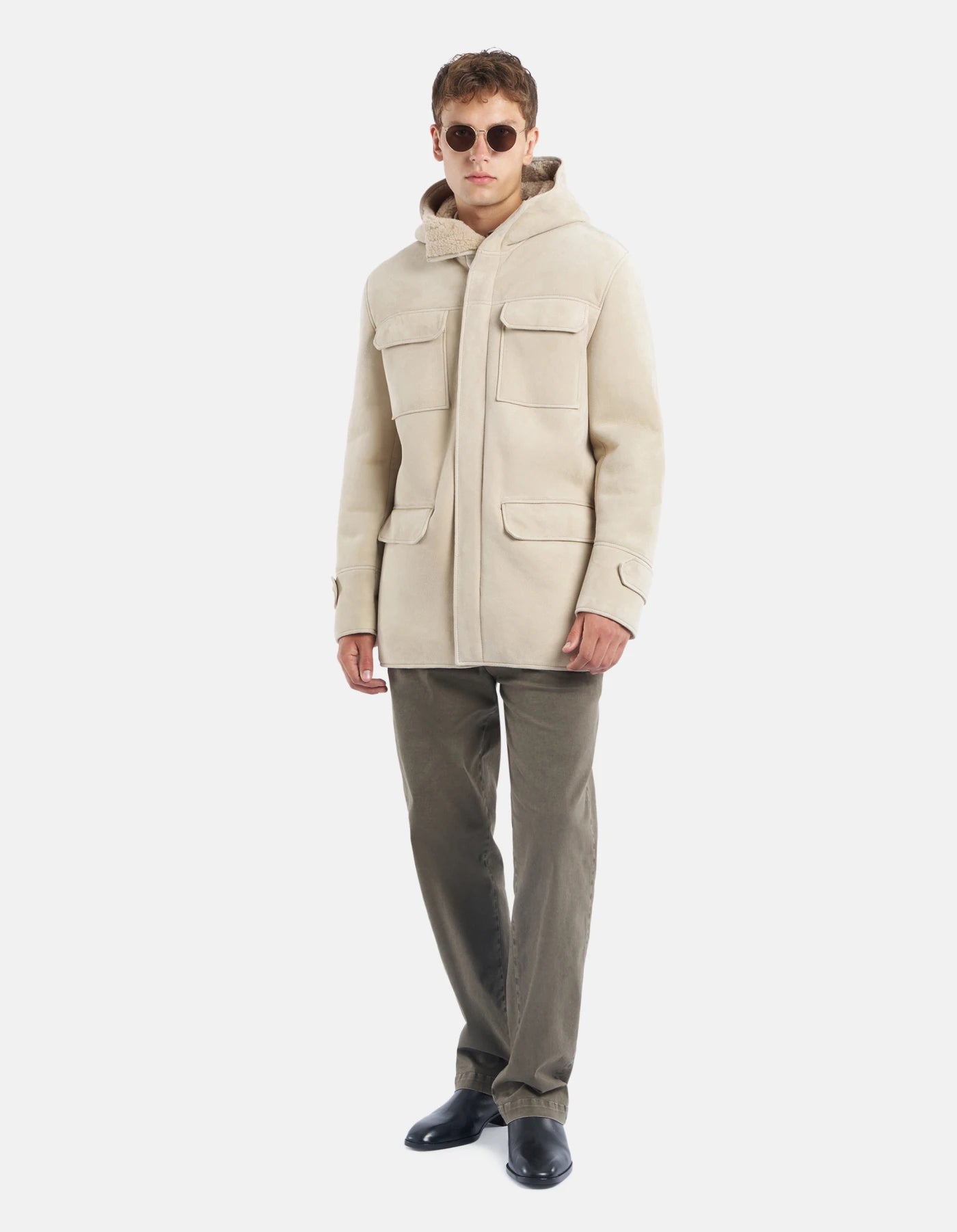 Giaccone Regular In Shearling