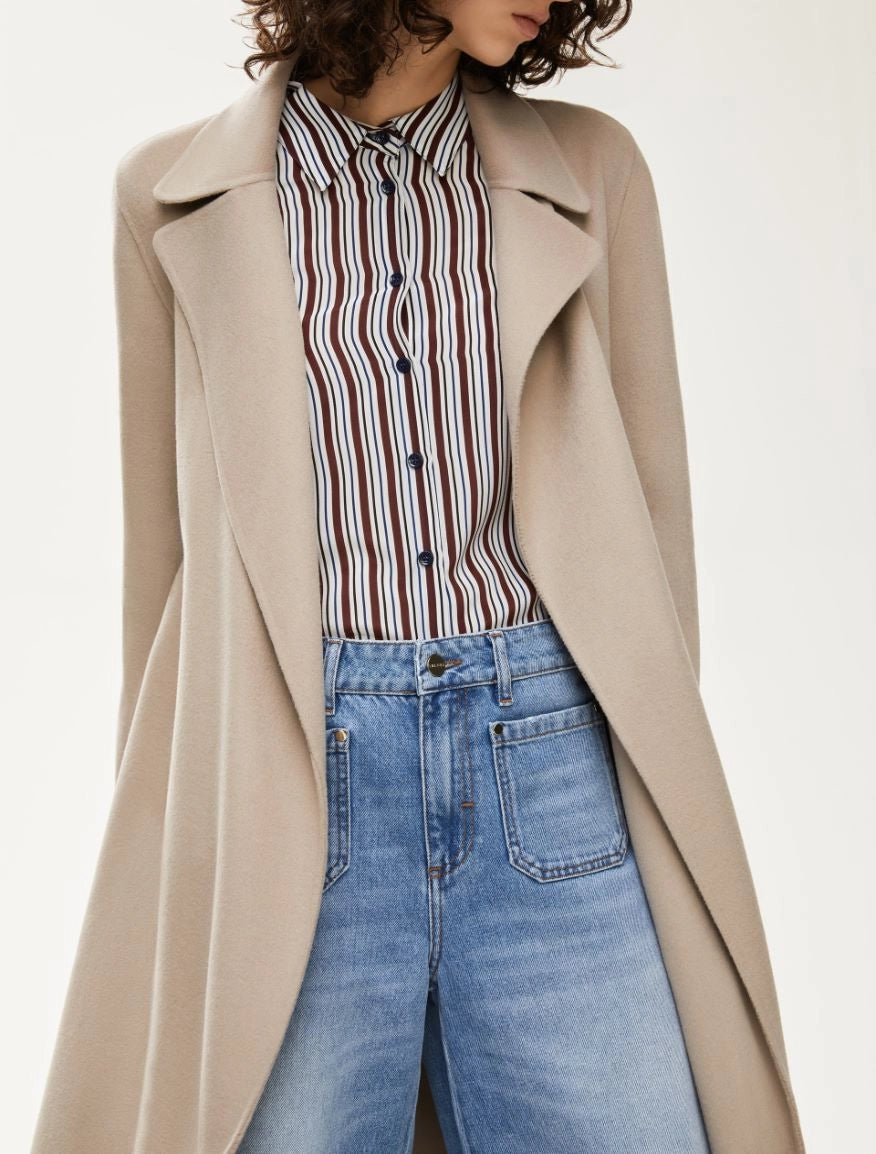 Cappotto Con Cintura