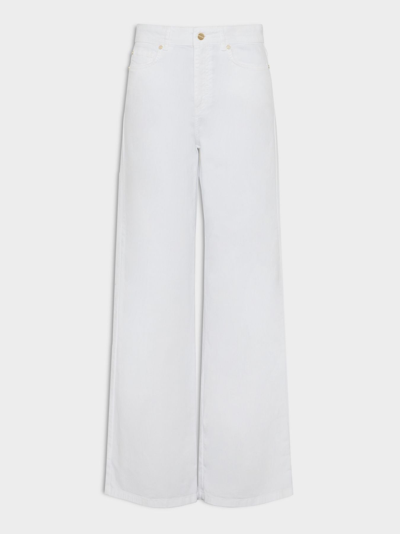 Pantaloni denim gamba larga