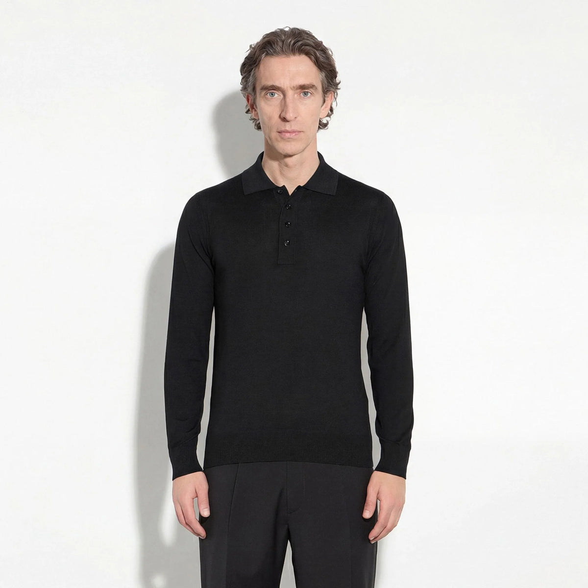 Polo in Lana Merino Extrafine   Finezza 16