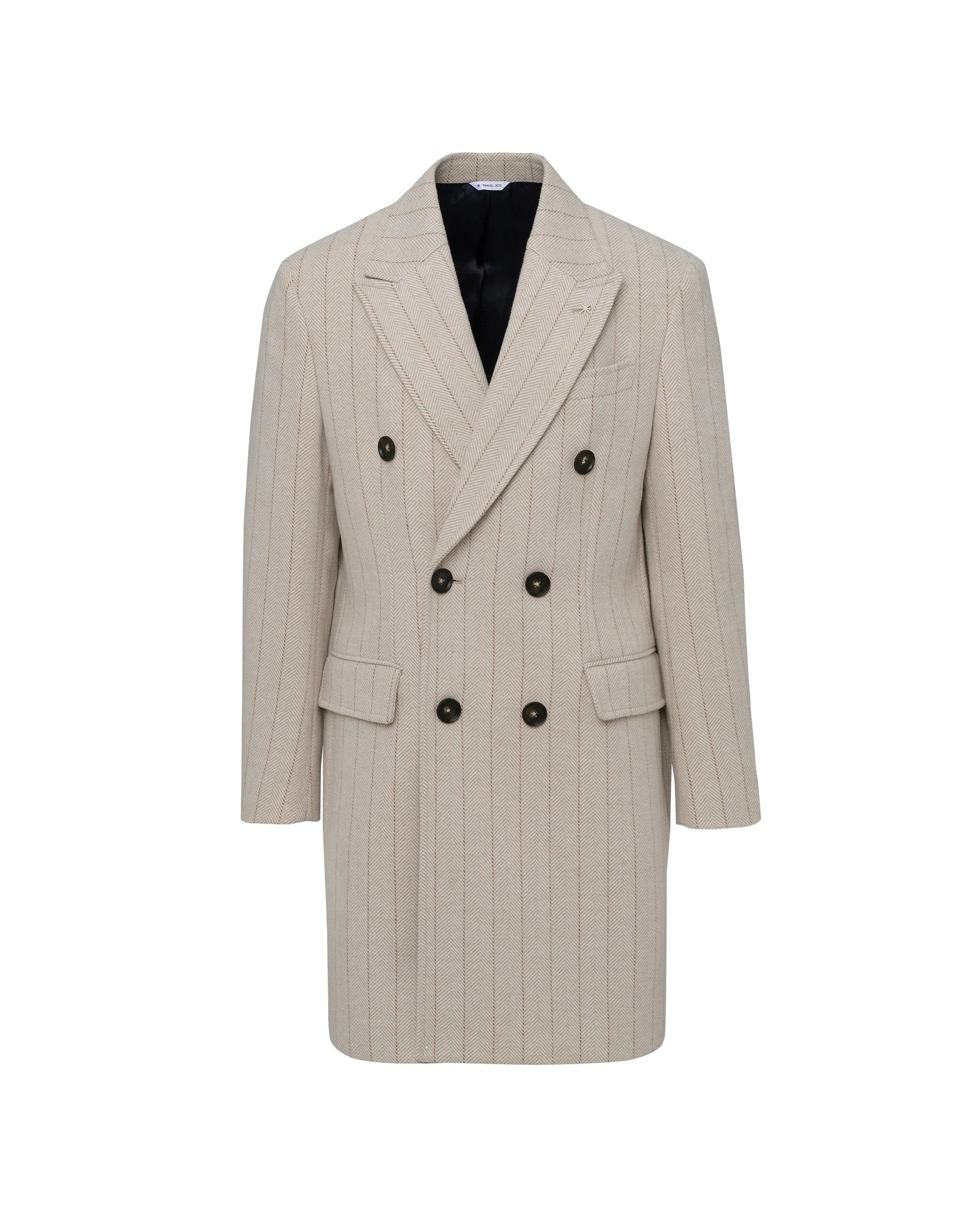 Cappotto Doppiopetto Resca Gessato